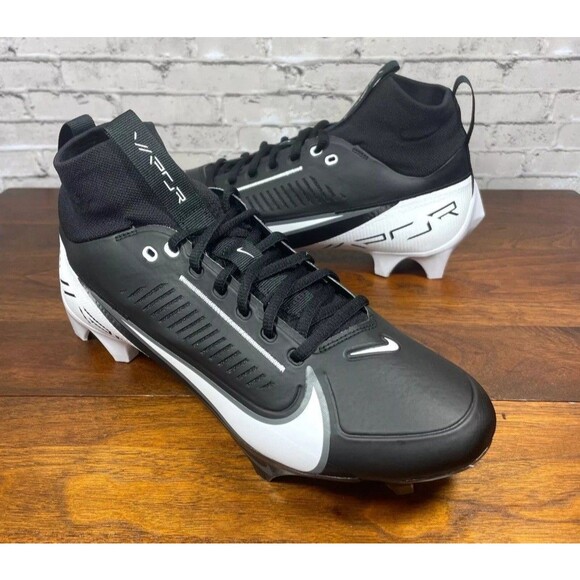 Nike Vapor Edge Pro 360 2 Men\'s Football Cleats DA5456-001 Black White SIZE 11 main image 9
